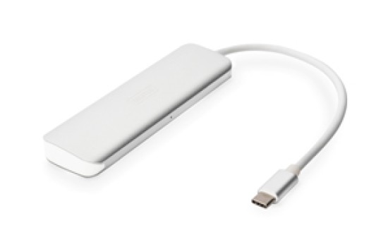 DIGITUS USB Type-C 4-Port Hub (USB 3.0) + PD - (4016032455653)