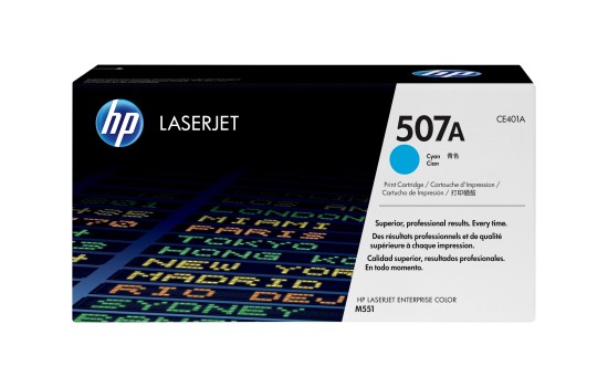HP 507A - Cyan - original - LaserJet - Tonerpatrone (CE401A) - (0884962554579)