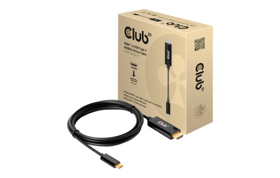 Club 3D Adapterkabel - HDMI männlich zu USB-C männlich - 1.8 m - aktiv, unterstützt 4K 60 Hz (4096 x 2160) - (8719214472054)