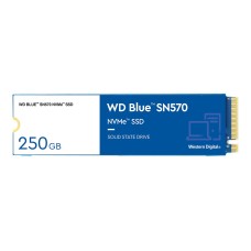 WD Blue SN570 NVMe SSD WDS250G3B0C - SSD - 250 GB - intern - M.2 2280 - PCIe 3.0 x4 (NVMe) - (0718037887234)