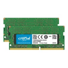 Crucial DDR4 - kit - 32 GB: 2 x 16 GB - SO DIMM 260-PIN - 2666 MHz / PC4-21300 - CL19 - 1.2 V - ungepuffert - non-ECC - für Apple iMac (Anfang 2019) - (0649528820976)