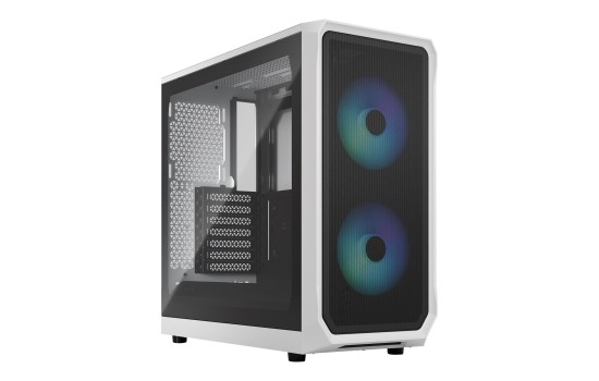 Fractal Design Focus 2 RGB - Tower - ATX - Seitenteil mit Fenster (gehärtetes Glas) - (7340172703488)