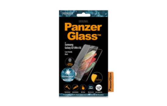 PanzerGlass 7258 - Klare Bildschirmschutzfolie - Samsung - Galaxy S21 Ultra - Kratzresistent - Schockresistent - Schwarz - Transparent - 1 Stück(e) - (5711724872587)