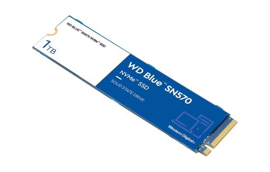 WD Blue SN570 NVMe SSD WDS100T3B0C - SSD - 1 TB - intern - M.2 2280 - PCIe 3.0 x4 (NVMe) - (0718037883885)