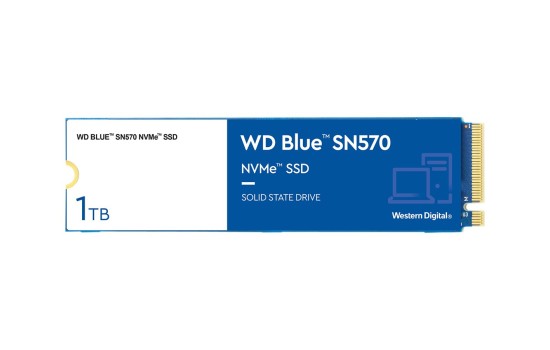WD Blue SN570 NVMe SSD WDS100T3B0C - SSD - 1 TB - intern - M.2 2280 - PCIe 3.0 x4 (NVMe) - (0718037883885)