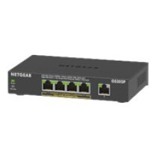 Netgear GS305Pv2 - Switch - unmanaged - 5 x 10/100/1000 (4 PoE) - (0606449151404)