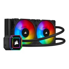 Corsair iCUE H100i Elite Capellix - Prozessor-Flüssigkeitskühlsystem - (für: LGA1156, AM2+, AM3, LGA1155, LGA2011, LGA1150, LGA2011-3, LGA1151, AM4, LGA2066, sTR4, sTRX4, LGA1200) - (0840006618751)