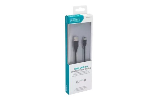 DIGITUS USB 2.0-Anschlusskabel, Typ A auf Mini B - (4016032323235)