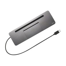 i-tec USB-C Metal Ergonomic 4K 3x Display Docking Station with Power Delivery 85 W - (8595611703812)