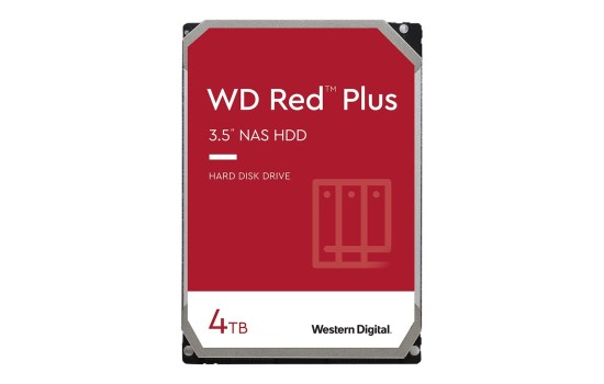 WD Red Plus WD40EFZX - Festplatte - 4 TB - intern - 3.5` (8.9 cm) - (0718037884394)