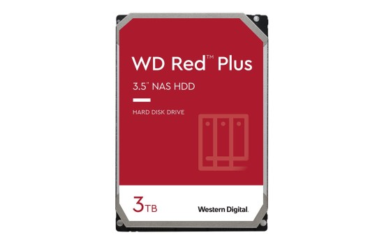 WD Red Plus WD30EFZX - Festplatte - 3 TB - intern - 3.5` (8.9 cm) - (0718037884387)