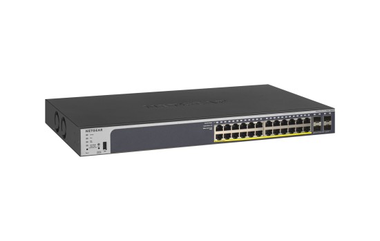Netgear Smart GS728TP - V2 - Switch - L3 - Smart - 24 x 10/100/1000 (PoE+) - (0606449131628)