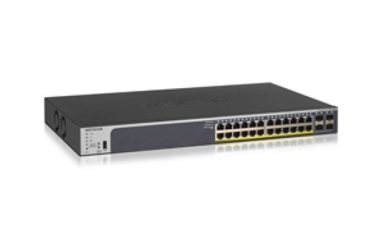 Netgear Smart GS728TP - V2 - Switch - L3 - Smart - 24 x 10/100/1000 (PoE+) - (0606449131628)