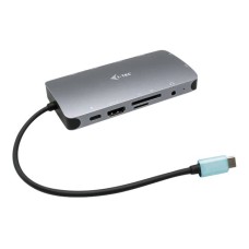 i-tec USB-C Metal Nano Dock HDMI/VGA with LAN + Power Delivery 100 W - (8595611703331)