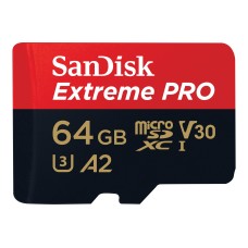 SanDisk Extreme Pro - Flash-Speicherkarte (microSDXC-an-SD-Adapter inbegriffen) - (0619659188573)