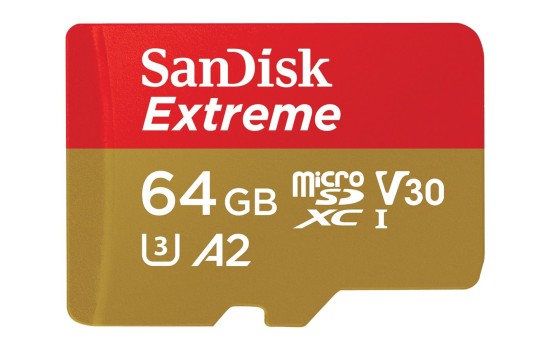 SanDisk Extreme - Flash-Speicherkarte (microSDXC-an-SD-Adapter inbegriffen) - (0619659193409)