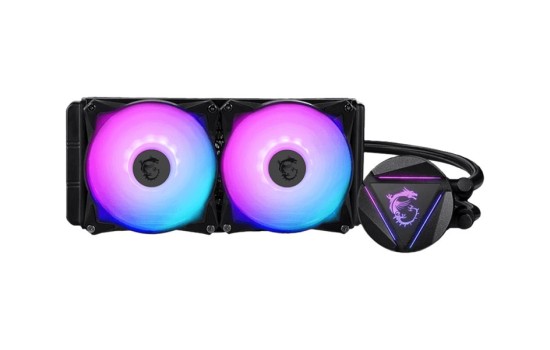 MSI MAG CORELIQUID 240R V2 - Prozessor-Flüssigkeitskühlsystem - Kühlergröße: 240 mm - (für: LGA1156, AM2, AM2+, LGA1366, AM3, LGA1155, AM3+, LGA2011, FM1, FM2, LGA1150, FM2+, LGA2011-3, LGA1151, AM4, LGA2066, LGA1200, LGA1700) - (4719072864071)