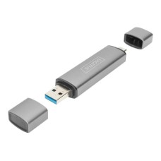 DIGITUS Dual Card Reader Hub USB-C / USB 3.0, OTG - (4016032464464)