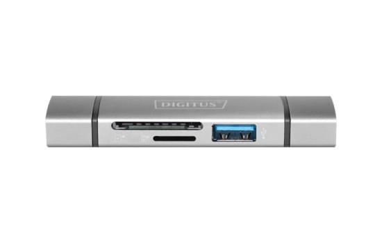 DIGITUS Dual Card Reader Hub USB-C / USB 3.0, OTG - (4016032464464)