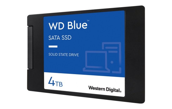 WD Blue 3D NAND SATA SSD WDS400T2B0A - SSD - 4 TB - intern - 2.5` (6.4 cm) - (0718037868127)