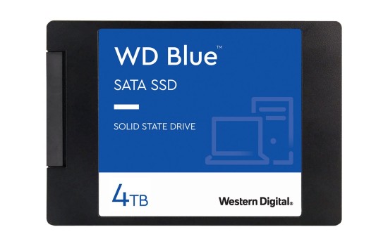 WD Blue 3D NAND SATA SSD WDS400T2B0A - SSD - 4 TB - intern - 2.5` (6.4 cm) - (0718037868127)