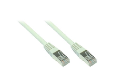 Good Connections RNS Patchkabel mit Rastnasenschutz - Cat. 5e - SF/UTP - PVC - 100MHz - grau - 0,25m - (4014619019045)