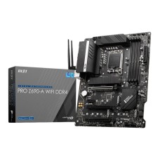 MSI PRO Z690-A WIFI DDR4 - Motherboard - ATX - LGA1700-Sockel - Z690 Chipsatz - USB-C Gen2, USB 3.2 Gen 1, USB 3.2 Gen 2, USB-C Gen 2x2 - 2.5 Gigabit LAN, Wi-Fi, Bluetooth - Onboard-Grafik (CPU erforderlich) - (4719072888633)