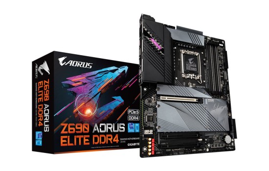 Gigabyte Z690 AOURUS ELITE DDR4 - 1.0 - Motherboard - ATX - LGA1700-Sockel - Z690 Chipsatz - USB-C Gen2, USB 3.2 Gen 1, USB 3.2 Gen 2, USB-C Gen 2x2 - 2.5 Gigabit LAN - Onboard-Grafik (CPU erforderlich) - (4719331827885)