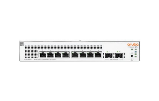 HPE Aruba Instant On 1930 8G Class4 PoE 2SFP 124W Switch - Switch - L3 - managed - 8 x 10/100/1000 (PoE) - (0190017355238)
