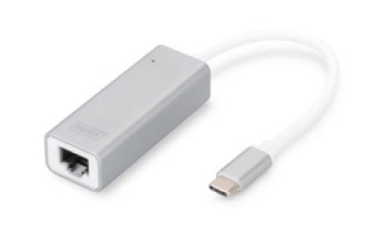 DIGITUS USB Type-C Gigabit Ethernet Adapter - (4016032386001)