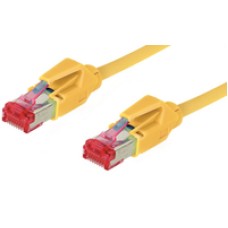 Good Connections Patchkabel - Cat. 6 - S/FTP - PiMF - halogenfrei - 600MHz - Hirose-Stecker - gelb - 1m - (4014619296934)