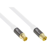 Good Connections GC-M2045 - 5 m - RG-6 - IEC coax - IEC coax - Weiß - (4014619858538)