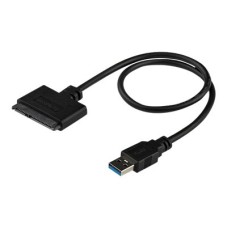 StarTech.com USB 3.0 auf 2,5` (6,4cm) SATA III Adapter Kabel mit UASP - USB 3.0 zu SATA SSD/HDD Konverter / Adapterkabel - Speicher-Controller - 2.5` (6.4 cm) - (0065030854696)