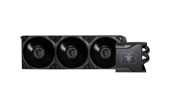 MSI MEG CORELIQUID S360 - Prozessor-Flüssigkeitskühlsystem - Kühlergröße: 360 mm - (für: LGA1156, AM2, AM2+, AM3, LGA1155, AM3+, LGA2011, FM1, FM2, LGA1150, FM2+, LGA2011-3, LGA1151, AM4, LGA2066, TR4, SP3, sTR4, LGA1200, LGA1700) - (4719072859466)