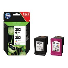HP 302 Combo Pack - 2er-Pack - Schwarz, Farbe (Cyan, Magenta, Gelb) - (0190780475898)