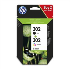 HP 302 Combo Pack - 2er-Pack - Schwarz, Farbe (Cyan, Magenta, Gelb) - (0190780475898)