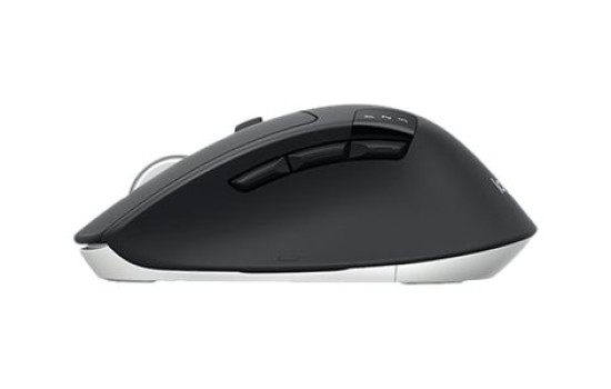 Logitech M720 Triathlon - Maus - Für Rechtshänder - optisch - 7 Tasten - kabellos - Bluetooth, 2.4 GHz - kabelloser Empfänger (USB) - (5099206065086)