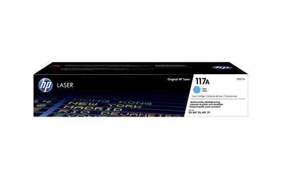 HP 117A - Cyan - Original - Tonerpatrone (W2071A) - (0193424172818)