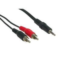Good Connections Stereo Verbindung 3,5mm Klinke St / 2 x Cinch St - Länge: 1,5m - (4014619213825)