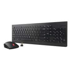 Lenovo Essential Wireless Combo - Tastatur-und-Maus-Set - kabellos - 2.4 GHz - Deutsch - für S510; ThinkCentre M700; M71X; M810; M910; ThinkPad L470; T470; X1 Carbon (5th Gen) - (0190940004401)