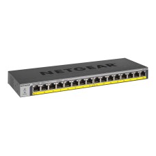 Netgear GS116PP - Switch - unmanaged - 16 x 10/100/1000 (PoE+) - (0606449133332)