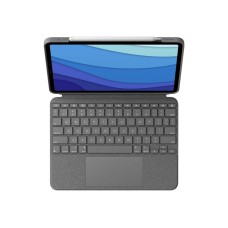 Logitech Combo Touch - Tastatur und Foliohülle - mit Trackpad - hintergrundbeleuchtet - Apple Smart connector - QWERTZ - Deutsch - Oxford Gray - für Apple 12.9-inch iPad Pro (5. Generation) - (5099206095694)