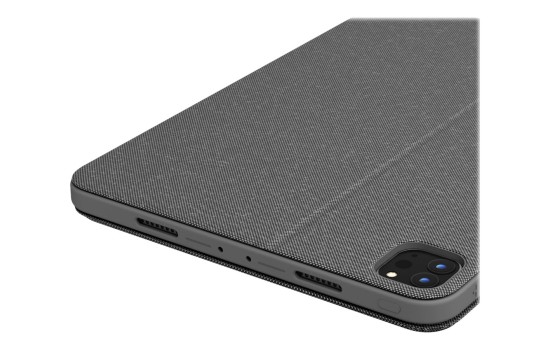Logitech Combo Touch - Tastatur und Foliohülle - mit Trackpad - hintergrundbeleuchtet - Apple Smart connector - QWERTZ - Deutsch - Oxford Gray - für Apple 12.9-inch iPad Pro (5. Generation) - (5099206095694)