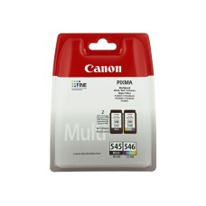 Canon PG-545 / CL-546 Multipack - 2er-Pack - 8 ml - Schwarz, Farbe (Cyan, Magenta, Gelb) - (8714574605517)