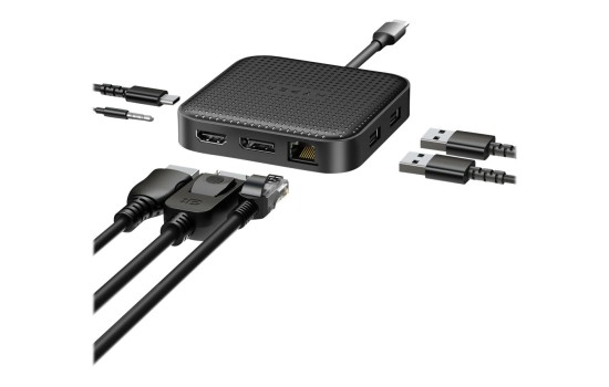 Targus HyperDrive Mobile Dock - Dockingstation - USB4 - (6941921147709)