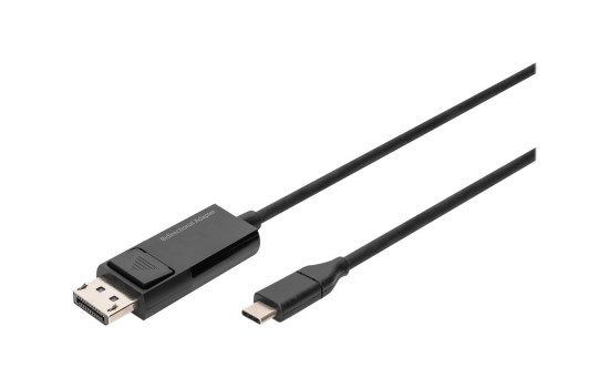 DIGITUS USB Typ C <=> DisplayPort Bidirektional Adapterkabel - (4016032481072)
