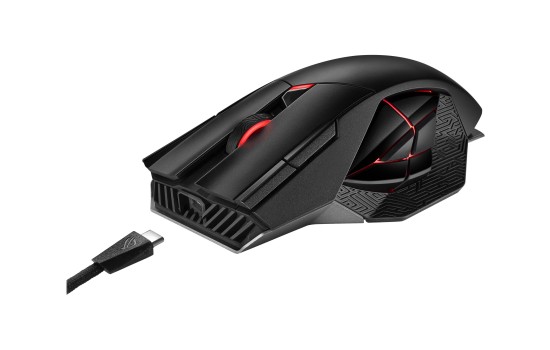 ASUS ROG Spatha X - Maus - Für Rechtshänder - optisch - (4718017993371)