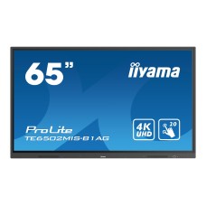 Iiyama ProLite TE6502MIS-B1AG - 165 cm (65`) Diagonalklasse LCD-Display mit LED-Hintergrundbeleuchtung - interaktive Digital Signage - mit Integrierter Media-Player und Touchscreen (Multi-Touch) - (4948570118830)
