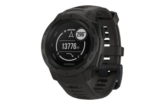 Garmin Instinct Solar - Carbon-Schwarz - Sportuhr mit Band - (0753759235895)