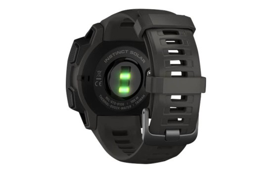 Garmin Instinct Solar - Carbon-Schwarz - Sportuhr mit Band - (0753759235895)